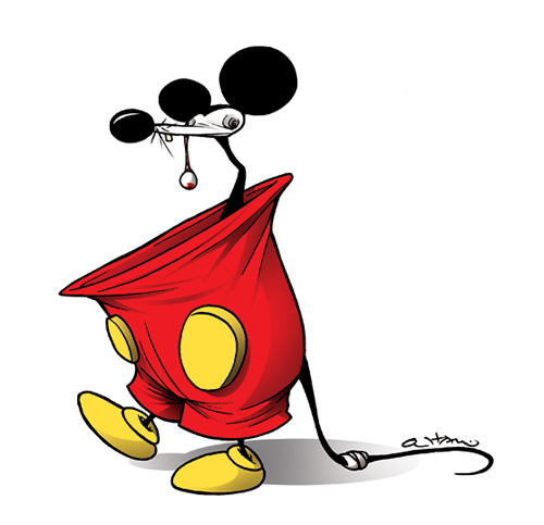 images of mickey mouse. mickey feio